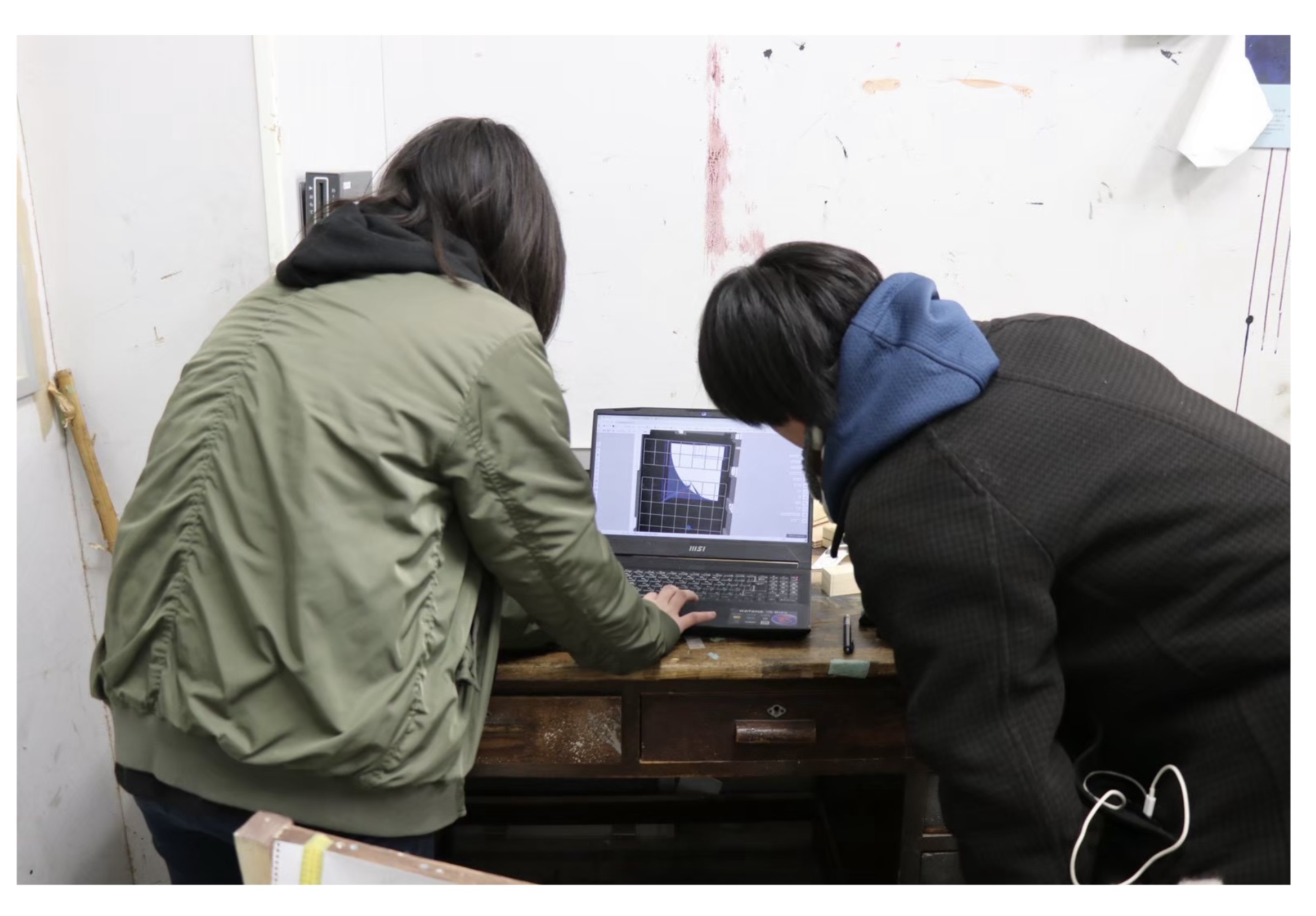 スタッフワークの様子 1